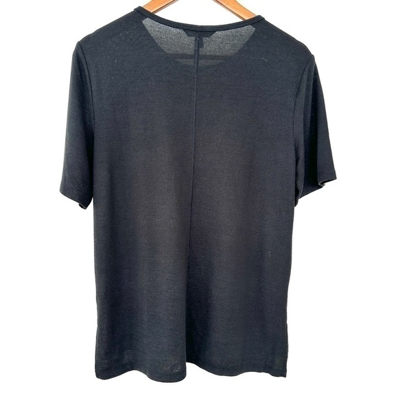 Banana Republic t-shirt with crew neck & short sleeves, high-low hem,  loose fit - Picture 8 of 10